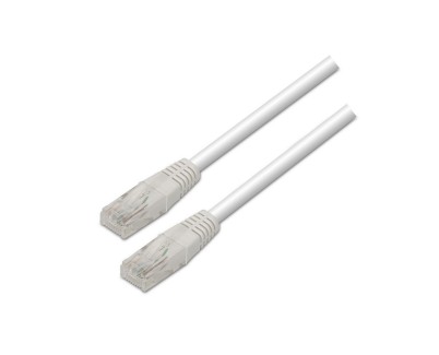 Aisens Cable de Red Latiguillo RJ45 Cat.5e UTP AWG24 - 2.0m - 10/100 Mbit/s - Color Blanco