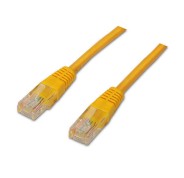 Aisens Cable de Red Latiguillo RJ45 Cat.6 UTP AWG24 - 1.0m - 10/100/1000 Mbit/s - Color Amarillo