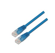 Aisens Cable de Red Latiguillo RJ45 Cat.6 UTP AWG24 - 3.0m - 10/100/1000 Mbit/s - Color Azul