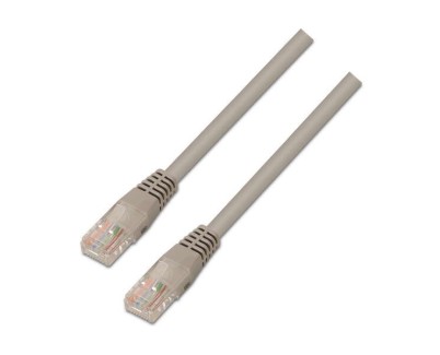 Aisens Cable de Red Latiguillo RJ45 LSZH Cat.6 UTP AWG24 - 7.0m - Libre de Halogenos - 10/100/1000 Mbit/s - Color Gris