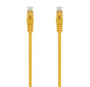 Aisens Cable de Red Latiguillo RJ45 LSZH Cat.6A 500 MHZ UTP AWG24 - 0.25m - Libre de Halogenos - 10 Gigabit/s - Color Amarillo