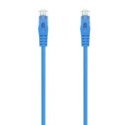 Aisens Cable de Red Latiguillo RJ45 LSZH Cat.6A 500 MHZ UTP AWG24 - 0.25m - Libre de Halogenos - 10 Gigabit/s - Color Azul