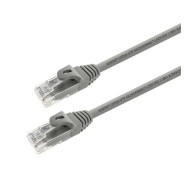 Aisens Cable de Red Latiguillo RJ45 LSZH Cat.6A 500 MHZ UTP AWG24 - 2m - Libre de Halogenos - 10 Gigabit/s - Color Gris