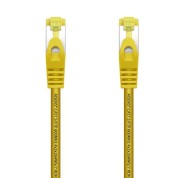 Aisens Cable de Red Latiguillo RJ45 LSZH Cat.7 600 MHz S/FTP PIMF AWG26 - 0.5M - Color Amarillo