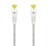 Aisens Cable de Red Latiguillo RJ45 LSZH Cat.7 600 MHz S/FTP PIMF AWG26 - 0.5M - Color Blanco