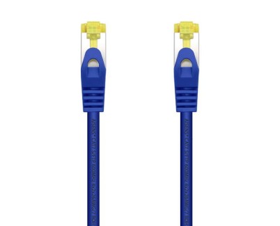 Aisens Cable de Red Latiguillo RJ45 LSZH Cat.7 600 MHz S/FTP PIMF AWG26 - 1.0M - Color Azul