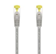 Aisens Cable de Red Latiguillo RJ45 LSZH Cat.7 600 Mhz S/FTP PIMF AWG26 - 25cm - Color Gris