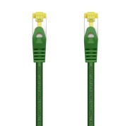 Aisens Cable de Red Latiguillo RJ45 LSZH Cat.7 600 MHz S/FTP PIMF AWG26 - 25cm - Color Verde