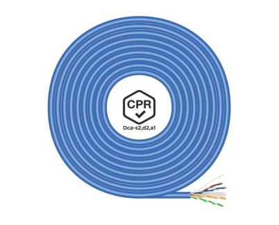 Aisens Cable de Red RJ45 LSZH CPR Dca CAT.6 UTP AWG24 - 305m - Cable Azul