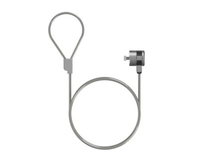 Aisens Cable de Seguridad con Cerradura de Llave para Ordenador, Monitor, Portatil - 1.5m