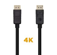 Aisens Cable Displayport V1.2 4K@60Hz - DP/M-DP/M - 1.0m - Color Negro