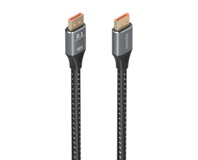Aisens Cable DISPLAYPORT V2.1 16K@60HZ 80GBPS - DP/M-DP/M - 2.0m - Color Negro