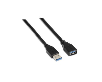 Aisens Cable Extension USB 3.0 - Tipo A Macho a A Hembra - 2.0m - Color Negro