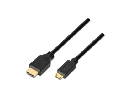 Aisens Cable HDMI a Mini HDMI Alta Velocidad / HEC - A Macho-C/Macho - 3.0m - Compatibilidad 3D y Ethernet - Color Negro