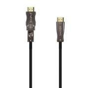 Aisens Cable Hdmi V2.1 AOC Desmontable Ultra Alta Velocidad / Hec 8K@60Hz 4K@120Hz 4:4:4 48Gbps - A/M-D/A/ - 40M - Color Negro
