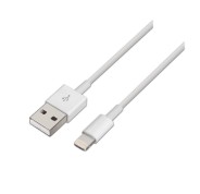 Aisens Cable Lightning a USB 2.0 - Lightning/M-USB A Macho - 1.0m - Color Blanco