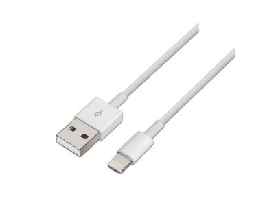 Aisens Cable Lightning a USB 2.0 - Lightning/M-USB A Macho - 2.0m - Color Blanco