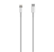 Aisens Cable Lightning a USB-C USB 2.0, Lightning/M-USB-C/M - 0.5m - Color Blanco
