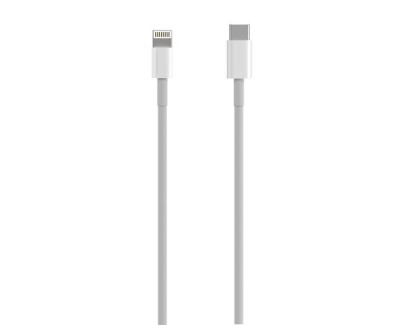 Aisens Cable Lightning a USB-C USB 2.0, Lightning/M-USB-C/M - 0.5m - Color Blanco