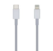 Aisens Cable Lightning a USB-C USB 2.0 - Lightning/M-USB-C/M - 2.0m - Color Blanco