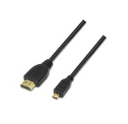 Aisens Cable Micro HDMI Alta Velocidad / HEC - A Macho-D/Macho - 1.8m - Compatibilidad 3D y Ethernet - Color Negro