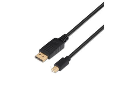 Aisens Cable Mini DP a Displayport V1.2 4K@60Hz - mDP/M-DP/M - 2.0m - 4K - Color Negro