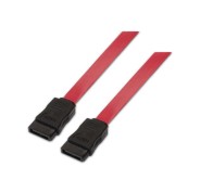 Aisens Cable SATA III Datos 6G Datos - 0.5m para Disco Duro SATA I - II - III SSD - Color Rojo