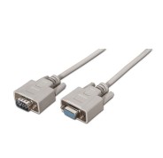 Aisens Cable Serie RS232 - DB9/M-DB9/H - 1.8m - Color Beige