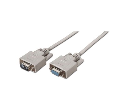 Aisens Cable Serie RS232 - DB9/M-DB9/H - 1.8m - Color Beige