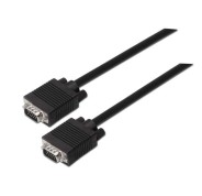 Aisens Cable SVGA - HDB15/Macho-HDB15/Macho - 1.8m para Monitor - Televisor y Proyector - Color Negro