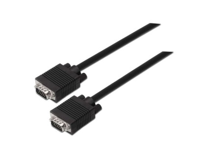 Aisens Cable SVGA - HDB15/Macho-HDB15/Macho - 1.8m para Monitor - Televisor y Proyector - Color Negro