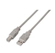 Aisens Cable USB 2.0 Impresora - Tipo A Macho a Tipo B Macho - 4.5m - Color Beige