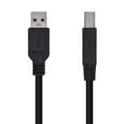Aisens Cable USB 3.0 Impresora Tipo A/M-B/M - 2.0M - Color Negro