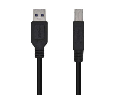 Aisens Cable USB 3.0 Impresora Tipo A/M-B/M - 2.0M - Color Negro