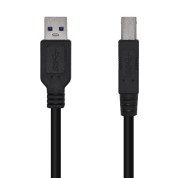 Aisens Cable USB 3.0 Impresora Tipo A/M-B/M - 3.0M - Color Negro
