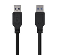 Aisens Cable USB 3.0 - Tipo A/M-A/M - 1.0M - Color Negro
