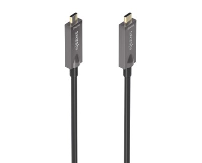Aisens Cable USB 3.1 GEN2 10GBPS AOC 4K@60HZ 3A 60W E-MARKER - Tipo USB-C/M-USB-C/M - 7.5m - Color Negro