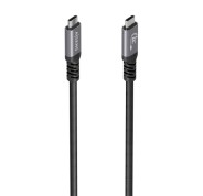 Aisens Cable USB-C Macho - Soporta hasta 60W - Longitud 7m - Velocidad de Transferencia hasta 5Gbps - Resolucion 4K - Aluminio - Color Negro