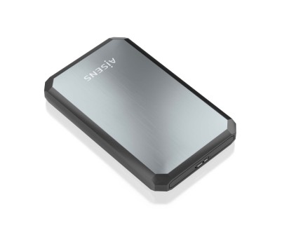 Aisens Caja Externa 2,5\" ASE-2529B 9.5mm SATA a USB 3.0/USB3.1 GEN1 - Color Negro/Gris