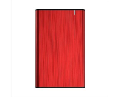 Aisens Caja Externa 2.5\" para Discos Duros 9.5mm SATA I - II y III a USB 3.0/USB 3.1 GEN1 - Color Rojo