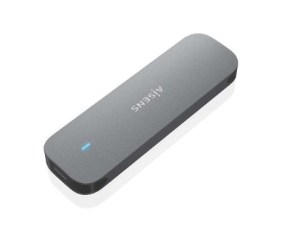 Aisens Caja Externa M.2 (NGFF) ASM2-006Gry SATA a USB3.1 GEN1 - Color Gris