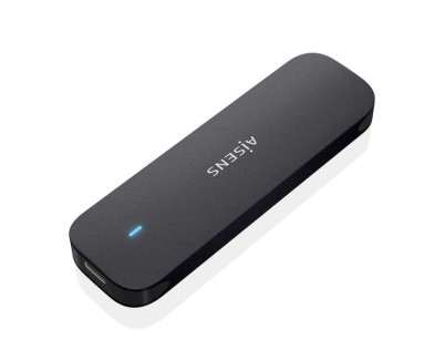 Aisens Caja Externa M.2 (NGFF) ASM2-024B NVMe a USB3.2 GEN2 - Color Negra