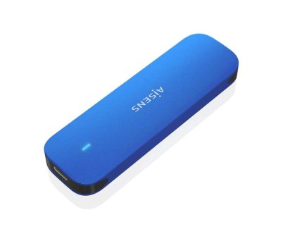 Aisens Caja Externa M.2 (NGFF) ASM2-026Blu NVMe a USB3.2 GEN2 - Color Azul