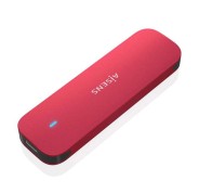 Aisens Caja Externa M.2 (NGFF) ASM2-027Red NVMe a USB3.2 GEN2 - Color Rojo