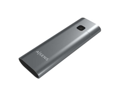 Aisens Caja Externa M.2 (NGFF) NVMe a USB3.2 GEN2 - Color Gris