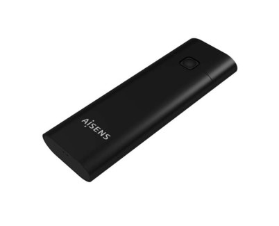 Aisens Caja Externa M.2 (NGFF) NVMe a USB3.2 GEN2 - Color Negro