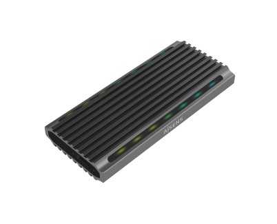 Aisens Caja Externa M.2 (NGFF) para SSD M.2 SATA/NVME a USB3.1 GEN2 - Color Gris