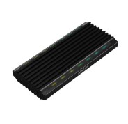 Aisens Caja Externa M.2 (NGFF) para SSD M.2 SATA/NVME a USB3.1 GEN2 - Color Negro