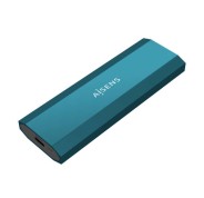 Aisens Caja Externa M.2 (NGFF) - SATA/NVMe a Usb3.1 Gen2 - Color Azul