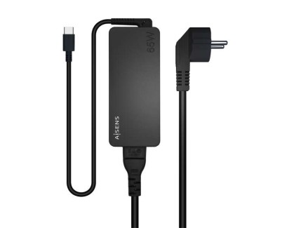 Aisens Cargador 65W PD3.0 1xUSB-C 1.8m - Color Negro